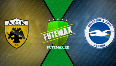 Assistir AEK Atenas x Brighton ao vivo online 30/11/2023